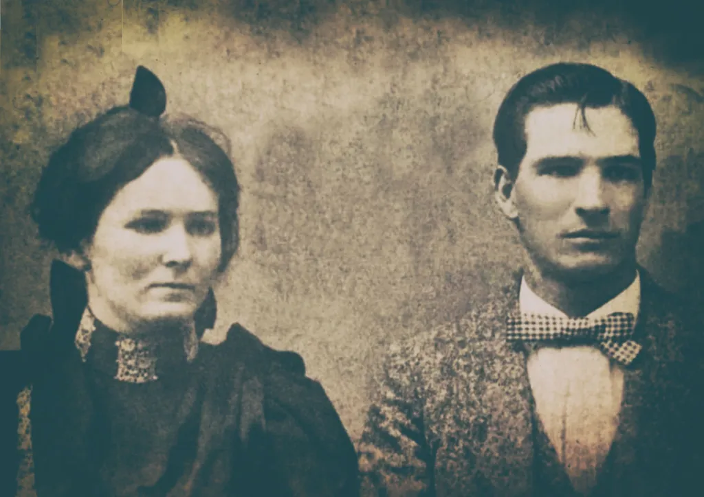 Vào tháng 10/1896, Zona gặp Edward Shue, một người thợ rèn 37 tuổi, và cả hai nhanh chóng kết hôn bất chấp sự phản đối của bà Mary. (Ảnh: gothichorrorstories)