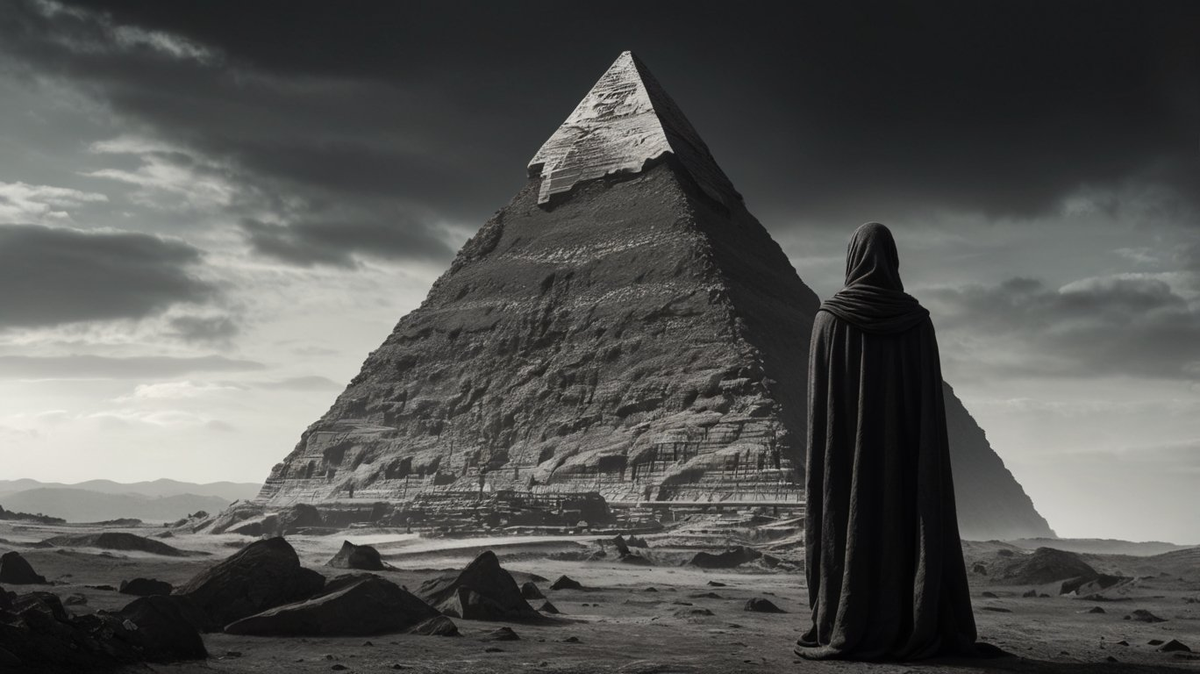 Năm 1930, nhà báo người Anh Paul Brunton cũng trải qua một đêm trong Kim tự tháp và mô tả trải nghiệm đáng sợ trong cuốn sách "Một cuộc tìm kiếm ở Ai Cập huyền bí".(Ảnh: Louis Wolf)