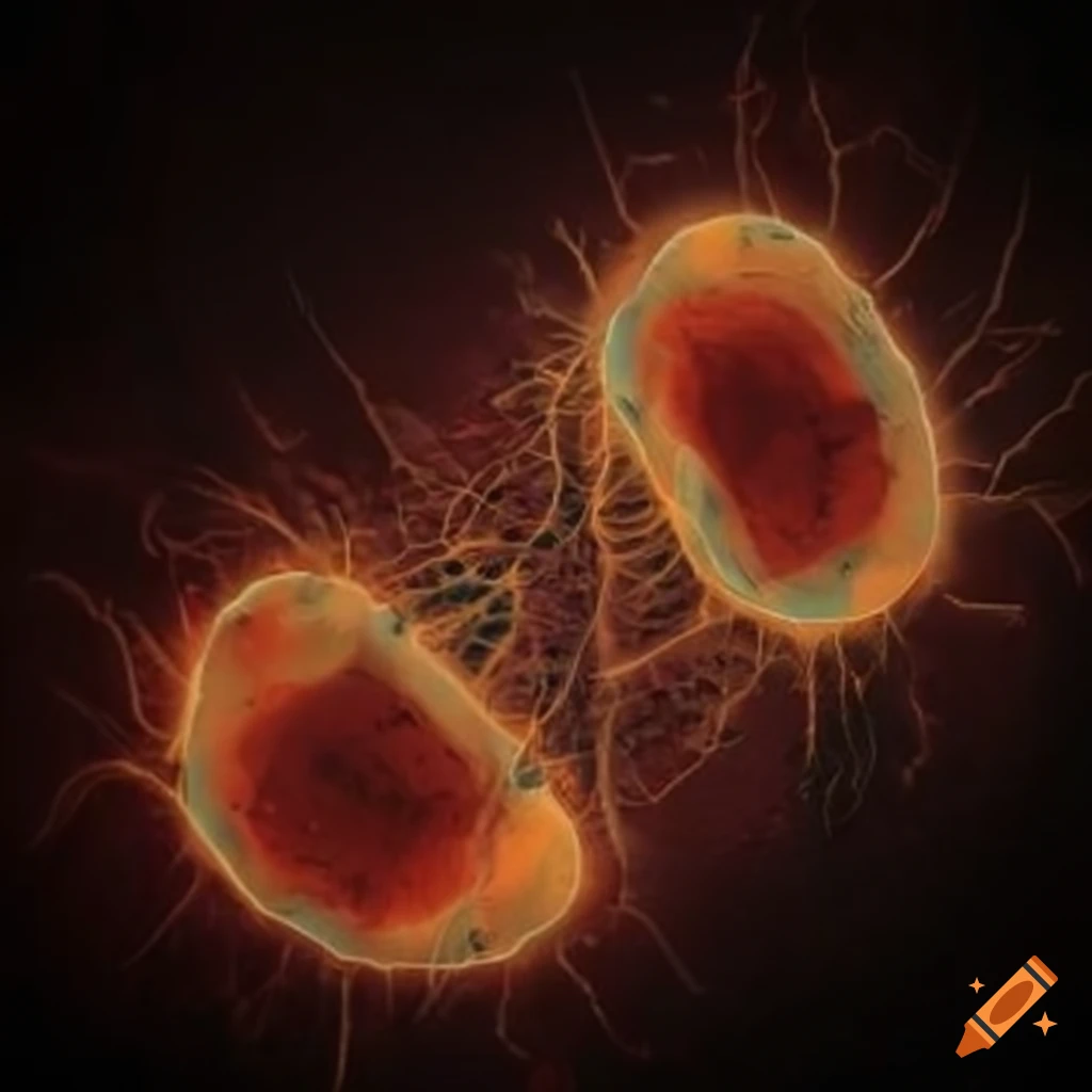 LUCA không hít thở không khí và tự sản xuất thức ăn từ môi trường giàu kim loại xung quanh. Chế độ chuyển hóa của nó phụ thuộc vào hydro, khí CO₂ và nitơ, biến chúng thành các hợp chất như amoniac. (Ảnh: Craiyon)