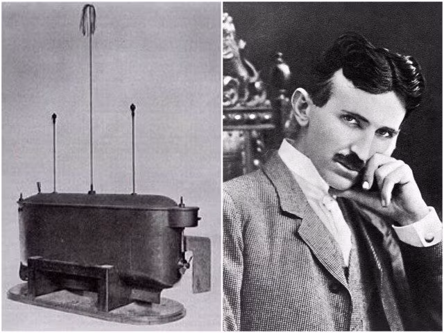 6. Nikola Tesla - Tàu điều khiển từ xa: Tesla giới thiệu tàu điều khiển từ xa nhưng bị xem là phù thủy và không được chấp nhận.(Ảnh: The Vintage News)