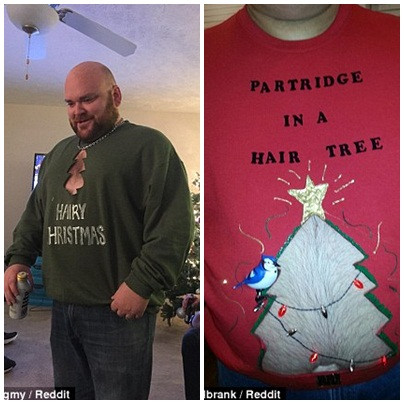 Gây sốt hơn là kiểu dáng áo len khoét cây thông để lộ những bộ phận nhạy cảm như ngực hay bụng đầy lông của các quý ông.