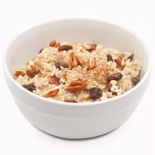 Yến mạch hàm chứa carbs rất tốt cho cơ thể. Không được tiêu hóa nhanh và gây tăng đường huyết như carbs tinh có trong gạo trắng hay bột mỳ, yến mạch được tiêu hóa chậm hơn và giúp bạn đỡ nhanh lấy lại bình tĩnh khi bị căng thẳng. 