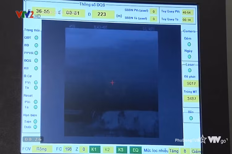 Sự ra đời của tổ hợp khí tài đánh đêm bán tự động được xem là kết quả của việc ứng dụng các thành tựu khoa học, công nghệ của cách mạng công nghiệp 4.0 tại Viện Tự động hóa Kỹ thuật Quân sự trước yêu cầu nâng cấp và hiện đại hóa pháo phòng không 2 nòng 37mm của Binh chủng Phòng không-Không quân đưa ra trước đó. Nguồn ảnh: VTV2.