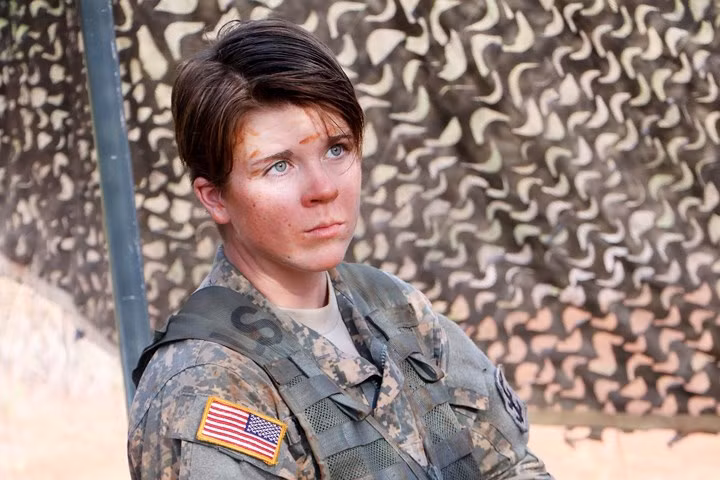 Nữ công binh của tiểu đoàn công binh 84 đóng ở Hawaii, Mỹ.