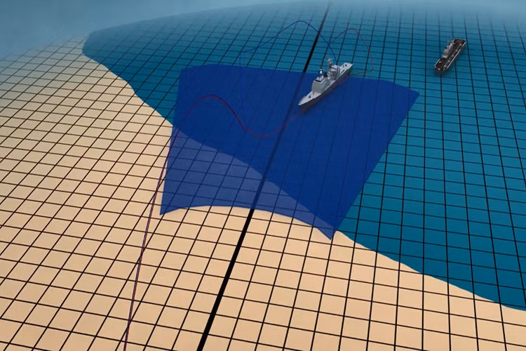 Cũng theo những gì được Bộ Quốc phòng Nga công bố mục tiêu của Kinzhal trong thử nghiệm gần đây được mô phỏng là một chiến hạm của quốc gia thù địch, và quả tên lửa này đã làm tốt nhiệm vụ của mình. Nguồn ảnh: Bộ Quốc phòng Nga.