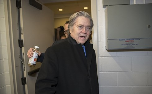 Chiến lược gia chính trong chính quyền của Tổng thống Donald Trump Steve Bannon. Ảnh: AP