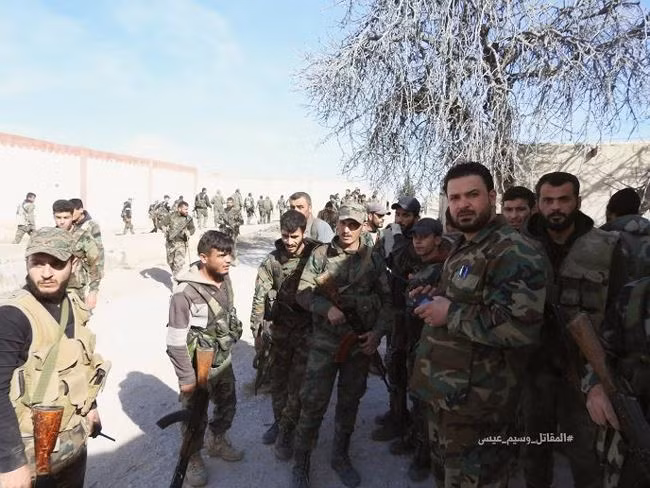 Nếu quân đội Syria kiểm soát hoàn toàn tuyến đường tiếp vận này, khu vực Đông Ghouta sẽ bị chia cắt thành 2 vùng bị bao vây. Ảnh: Truyền thông Quân đội Syria.