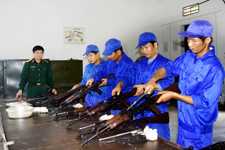 Điều này cho thấy công tác bảo dưỡng và duy trì tình trạng đồng bộ của vũ khí của Quân đội ta là rất tốt, kể cả với các loại vũ khí có niên hạn sử dụng đã lâu như súng máy Type 67 và cả Type 57. Nguồn ảnh: baobackan.org.