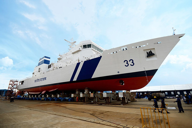 Tiếp theo là 4 tàu tuần tra cỡ nhỏ L&amp;T có chiều dài 35 m thuộc gói vay tín dụng trị giá 100 triệu USD do phía Ấn Độ cung cấp cho chúng ta tại thời điểm năm 2016. Nguồn ảnh: Shephard Media.