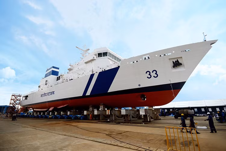 Tiếp theo là 4 tàu tuần tra cỡ nhỏ L&amp;T có chiều dài 35 m thuộc gói vay tín dụng trị giá 100 triệu USD do phía Ấn Độ cung cấp cho chúng ta tại thời điểm năm 2016. Nguồn ảnh: Shephard Media.