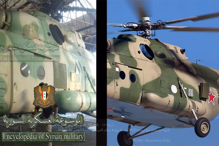 Hiện tại vẫn chưa có bằng chứng xác thực Mi-17 Syria được trang bị Richag-AV nhưng nhiều khả năng thông tin này là thật, bởi hình ảnh chiếc Mi-17 Syria trang bị Richag-AV có những chi tiết tương đồng với dòng trực thăng Mi-8MTPR-1 vốn được Nga tích hợp sẵn Richag-AV dành riêng cho nhiệm vụ tác chiến điện tử. Trong ảnh là Mi-17 với tổ hợp tác chiến điện tửu Richag-AV. Nguồn ảnh: Encyclopedia of Syrian.