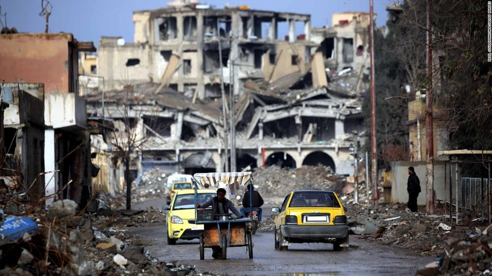Raqqa. Ảnh: CNN