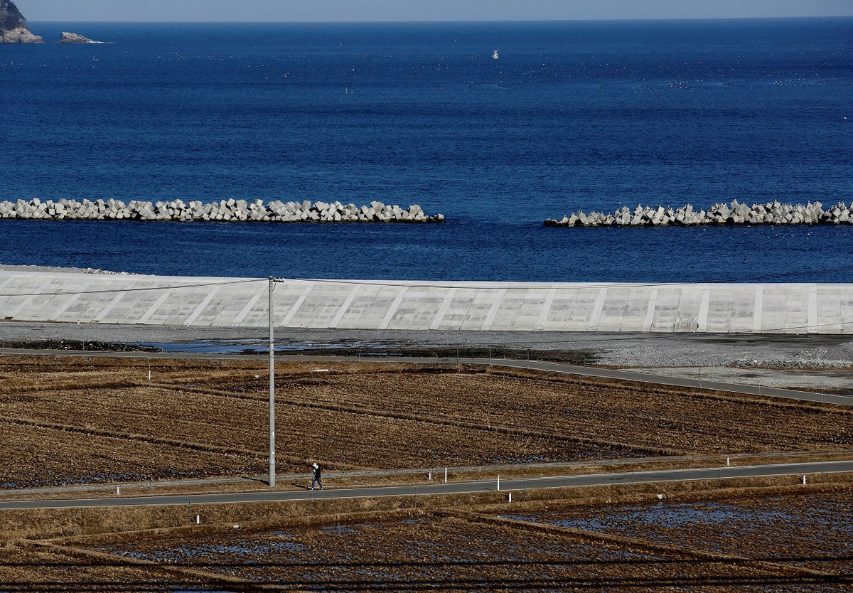 Cùng lúc, khoảng 395 km tường được xây dựng dọc bờ biển với kinh phí lên đến 1.350 tỷ yen (tức khoảng 12,74 tỷ USD)