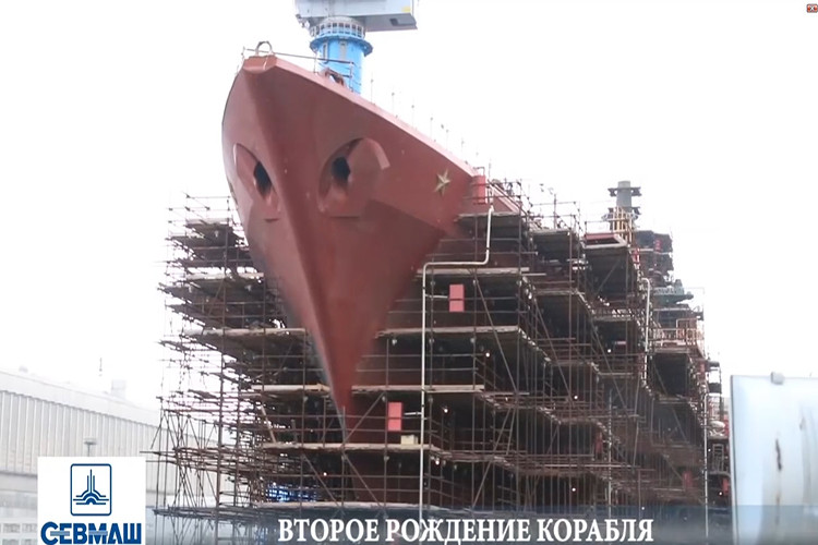 Còn số phận kế hoạch thay "ruột" cho tuần dương hạm nguyên tử Đô đốc Nakhimov đã chuyển từ năm 2018 đến khoảng năm 2021-2022. Nguồn ảnh: Russian Military Forum