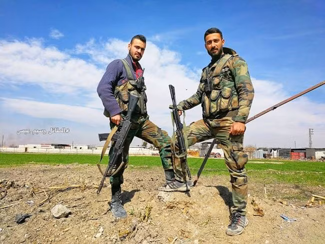 Ảnh: Truyền thông Quân đội Syria.