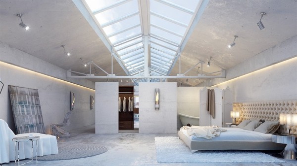 Phòng ngủ tầng 2 thiết kế trẻ trung, thoáng mát, thoải mái.