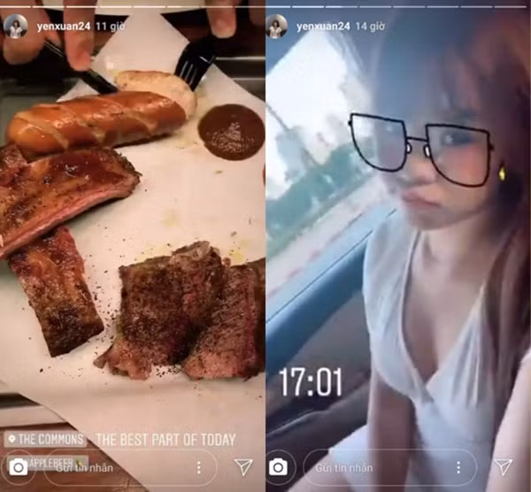 Sau trận gặp Indonesia ở vòng loại World Cup 2022, thủ thành Đặng Văn Lâm trở lại CLB Muangthong United thi đấu. Yến Xuân - bạn gái của Lâm Tây - thường đăng ảnh check-in Thái Lan trong thời gian gần đây. Tối 18/10, Yến Xuân khoe ảnh diện váy "thùy mị" đi ăn tối cùng chàng trai "đặc biệt". Như mọi lần cô nàng đều đăng ảnh giấu mặt nửa kia nhưng thông qua các chi tiết trong loạt ảnh dân mạng cho rằng người đi cùng Yến Xuân không ai khác, chính là Văn Lâm.