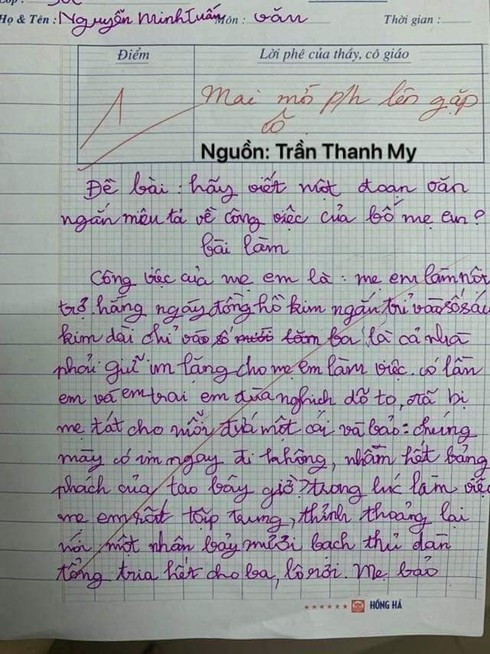 Nhung bai van du diem 0, diem 1 van thu hut ca nghin luot like