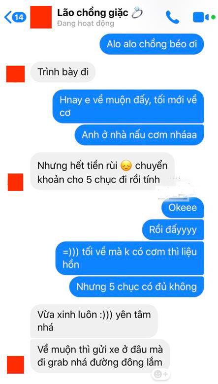 Choang vang mam com 50.000 dong chong chuan bi