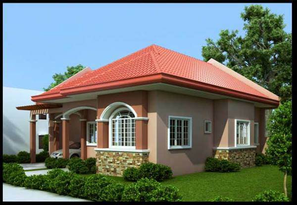 Nhà cấp 4 có thể kết hợp bố trí một mảnh vườn bên cạnh tạo cảnh quan hài hòa. (Ảnh minh họa)