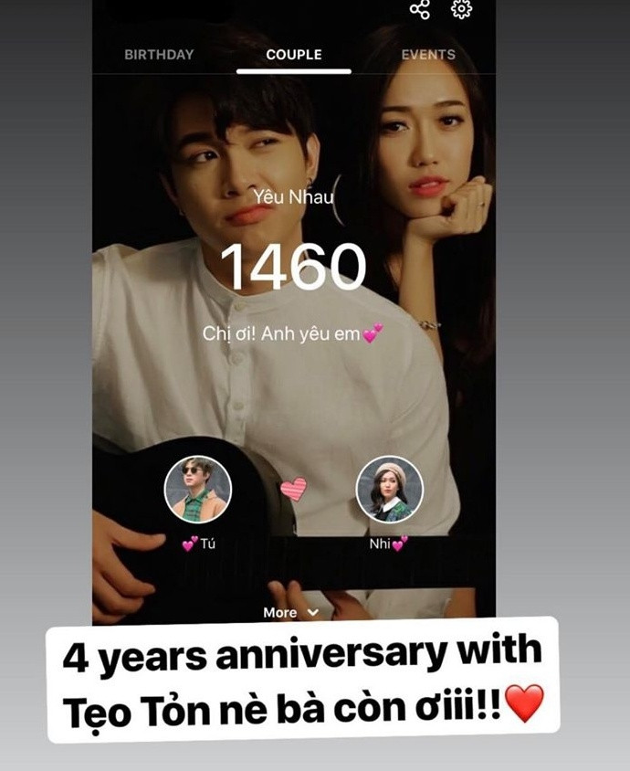 Dieu Nhi - Anh Tu ky niem 4 nam yeu nhau giua nghi van chia tay-Hinh-3