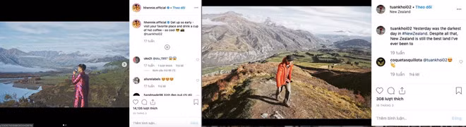 Ngày 25/3, H'Hen Niê chia sẻ một số hình ảnh trong chuyến đi tới New Zealand trước đó của cô. Trong dòng chú thích kèm theo, hoa hậu 27 tuổi tiết lộ Tuankhoi chính là người chụp hình cho cô. Trên trang cá nhân của người này, anh cũng đăng ảnh chụp ở nơi H'Hen Niê xuất hiện.