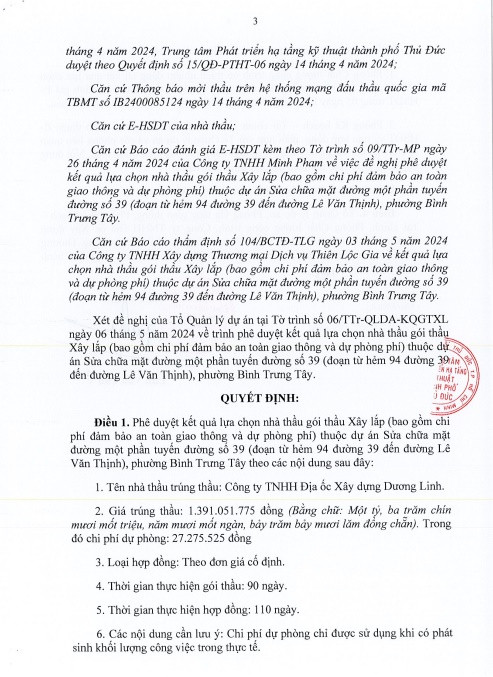 TP. HCM: Ít cạnh tranh, Công ty Dương Linh trúng gói thầu gần 1,4 tỷ - Hình 3 TP. HCM: It canh tranh, Cong ty Duong Linh trung goi thau gan 1,4 ty-Hinh-3