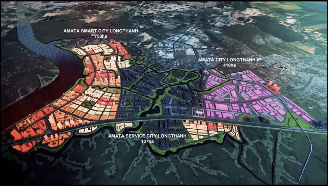 Thanh pho Amata Long Thanh co lai nho hoat dong tai chinh, dong tien thuan am