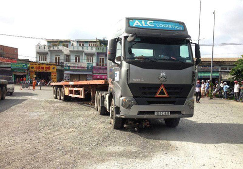 Hiện trường vụ tai nạn nghiêm trọng.