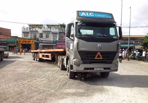 Hiện trường vụ tai nạn nghiêm trọng.