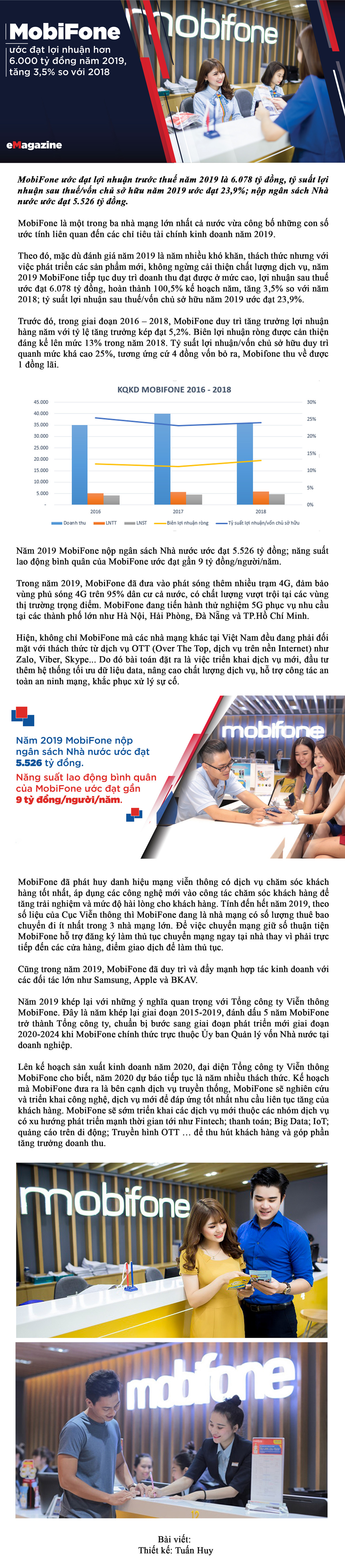 MobiFone ước đạt lợi nhuận hơn 6.000 tỷ đồng năm 2019, tăng 3,5% so với 2018 ảnh 1