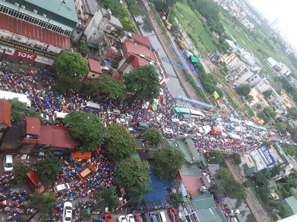 Khu vực cầu Tó không có lối thoát.