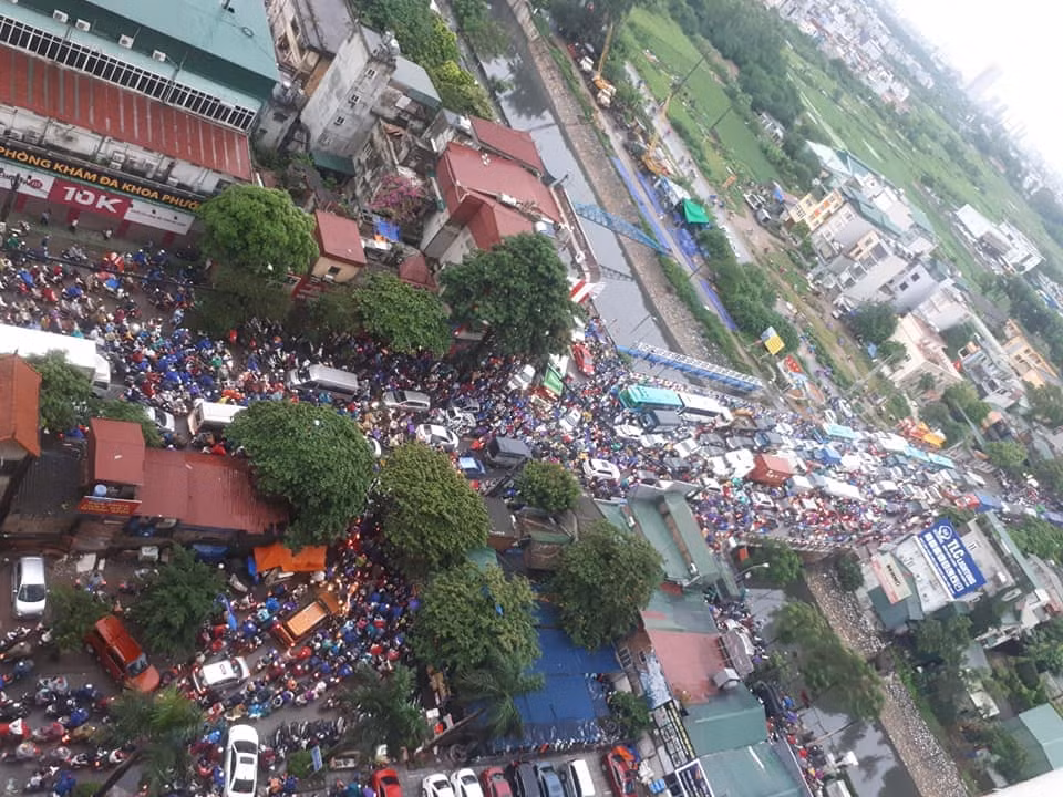 Khu vực cầu Tó không có lối thoát.