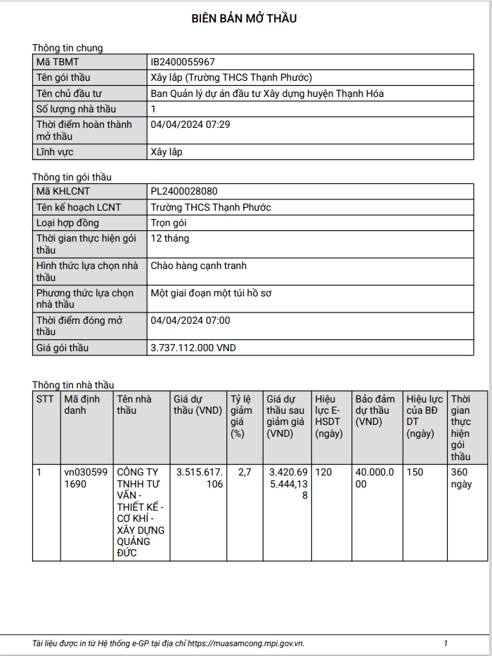 Long An: Cty Quảng Đức có trúng 2 gói thầu xây lắp tại Thạnh Hóa? - Hình 2 Long An: Cty Quang Duc co trung 2 goi thau xay lap tai Thanh Hoa?-Hinh-2
