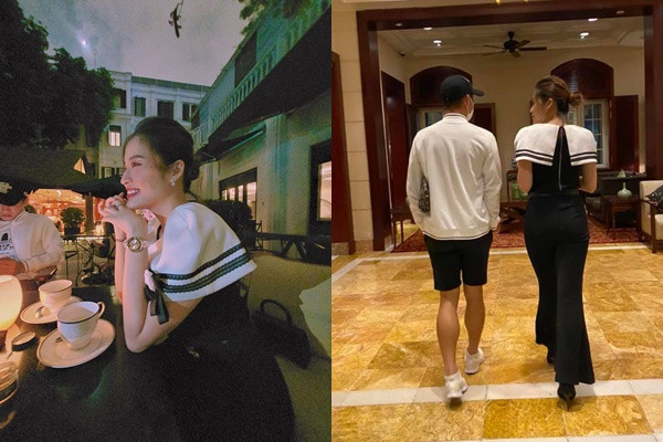 Bi nghi hen ho cau thu Tien Linh, HH Phan Hoang Thu noi gi?