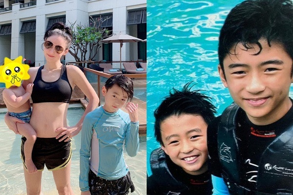 Trong một lần phỏng vấn, cậu bé Lucas từng gây bất ngờ khi chỉ trích bố Tạ Đình Phong không quan tâm tới hai anh em sau ly hôn. "Cháu cùng em rất ít khi được gặp cha vì cha bận rộn. Khi cháu bệnh, em trai bị sốt chỉ có mẹ ở bên chăm sóc. Cháu không hối hận khi sống cùng mẹ", Lucas nói.