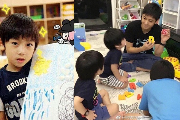 Lâm Chí Dĩnh từng chia sẻ câu chuyện dễ thương của Kimi khi anh và vợ muốn đi hẹn hò nhân ngày kỷ niệm bị Kimi phát hiện đòi đi theo. Sau khi nghe bố và mẹ giải thích, cậu bé cũng hiểu ra và chấp nhận ở nhà. Kimi cũng giống bố có niềm đam mê đặc biệt với xe đua từ nhỏ. Trong một clip Lâm Chí Dĩnh chia sẻ, năm hơn 2 tuổi bé đã có thể nhận biết chính xác các các bộ phận của xe. Cậu bé giờ đã lớn, đã là anh của hai em trai sinh đôi, Lâm Chí Dĩnh vẫn thường chia sẻ hình ảnh gia đình 5 người hạnh phúc của mình trên mạng xã hội.