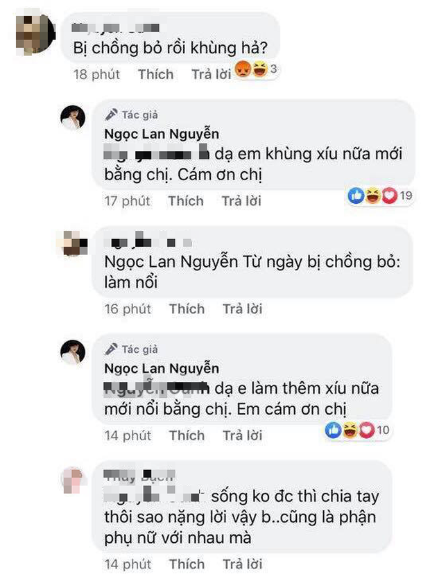 Ngoc Lan dap tra gay gat khi bi che 