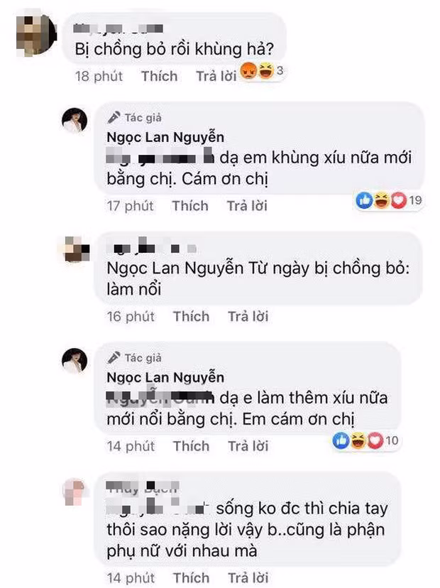 Ngoc Lan dap tra gay gat khi bi che 