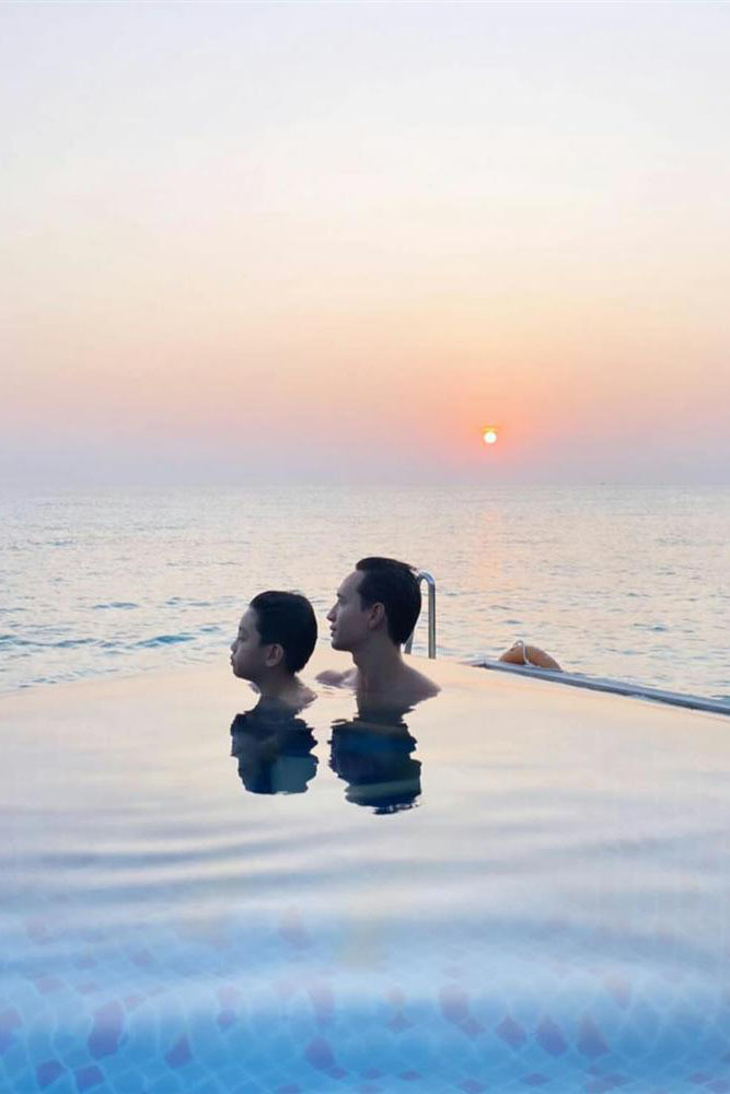 Anh mong đợi được nhìn thấy những điều tốt đẹp mà tương lai sẽ mang tới cho Subeo và không quên nói lời yêu cậu bé rất nhiều.