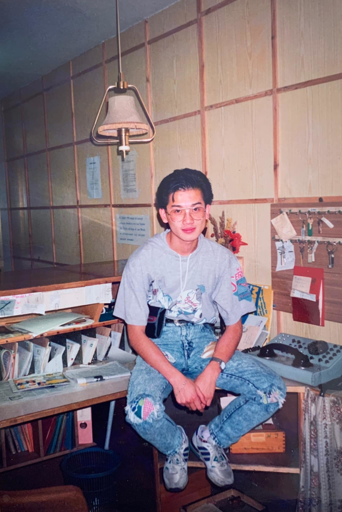 Á hậu Huyền My đăng ảnh chúc mừng sinh nhật bố.