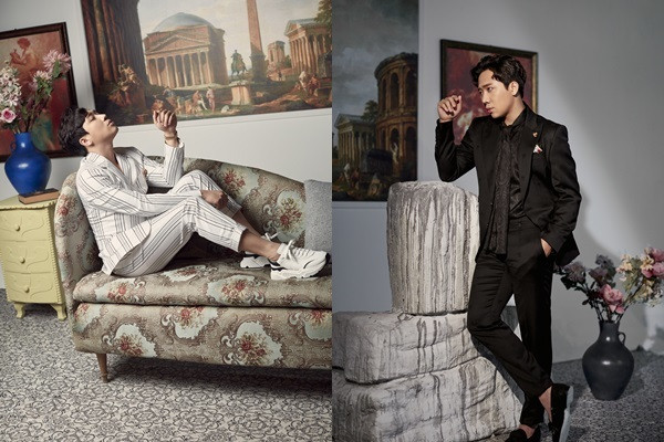 Trấn Thành cũng lựa chọn diện 2 bộ vest tông đen, trắng vừa nam tính, trẻ trung nhưng cũng không kém phần lịch lãm.