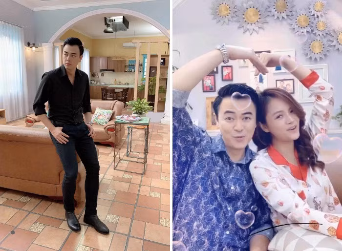 "Ngôi nhà này giờ chỉ còn lại mình tôi", Tuấn Tú đăng kèm bức ảnh đáng yêu chụp cùng Thu Quỳnh khi đóng 'Những ngày không quên'.