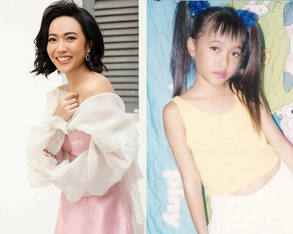 Diệu Nhi khiến người hâm mộ thích thú khi khoe ảnh chụp thời bé.