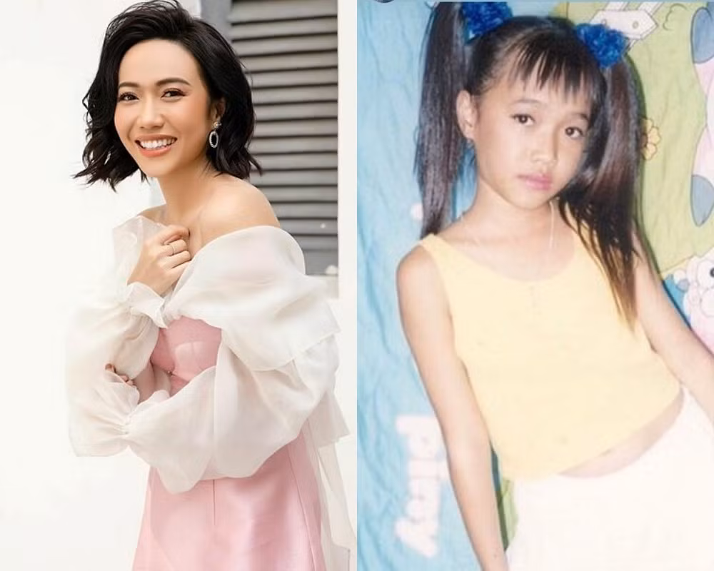 Diệu Nhi khiến người hâm mộ thích thú khi khoe ảnh chụp thời bé.