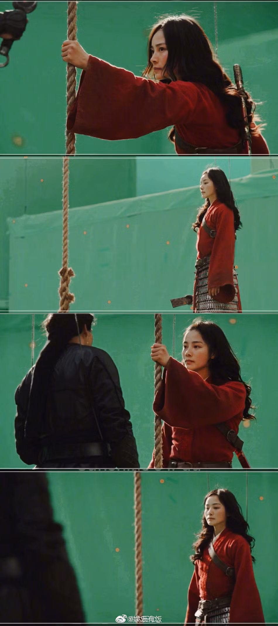 Được biết, trong quá trình quay phim "Mulan", Lưu Diệc Phi có đến 4-5 diễn viên đóng thế.