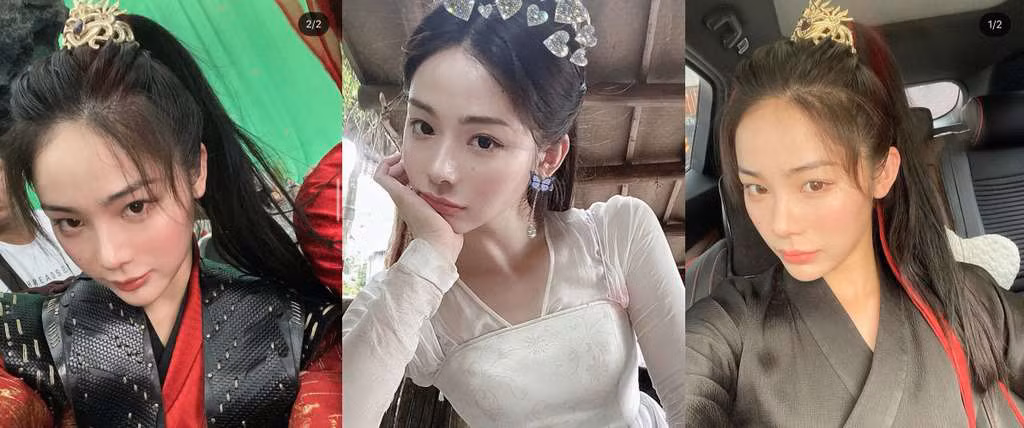 Trong đó, nữ diễn viên Lưu Á Tây đảm nhận vai trò thế thân cho "thần tiên tỷ tỷ" đang gây sốt cộng đồng mạng xứ Trung.