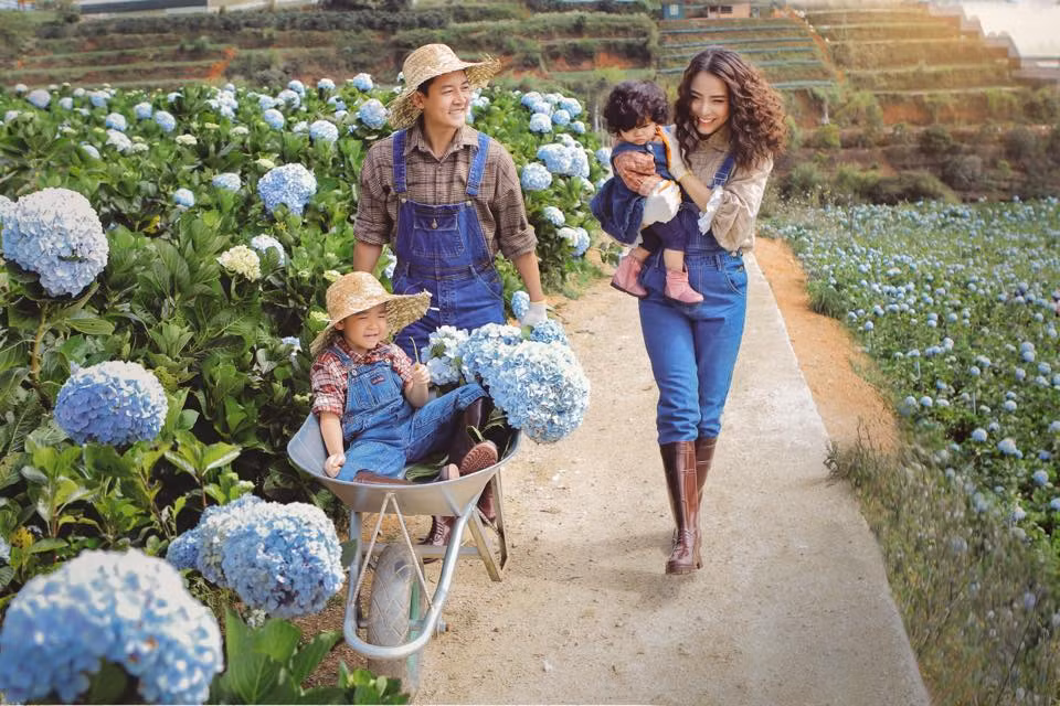 Hải Băng cũng hài hước tuyên bố "đóng hộ khẩu", quyết định không sinh thêm con.