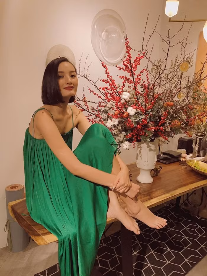 Hinh anh gay tong teo cua Le Thuy sut 10 kg trong vong 2 thang-Hinh-3