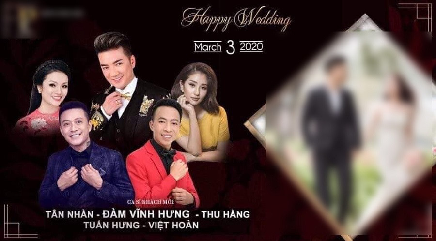 Dam Vinh Hung, Tuan Hung buc xuc vi co ten trong show hat dam cuoi